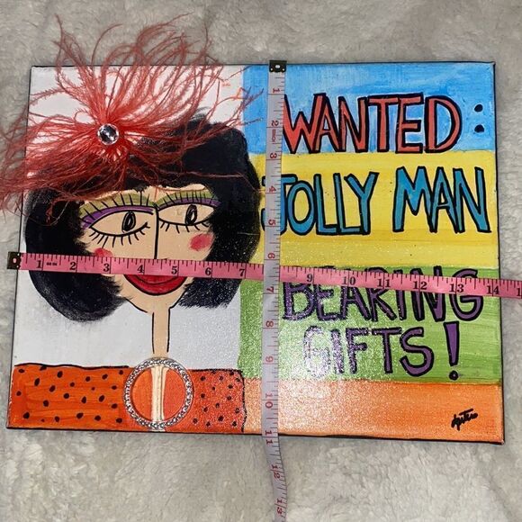 Deb Peters Canvas Painting “Wanted:…..” - Picture 6 of 6